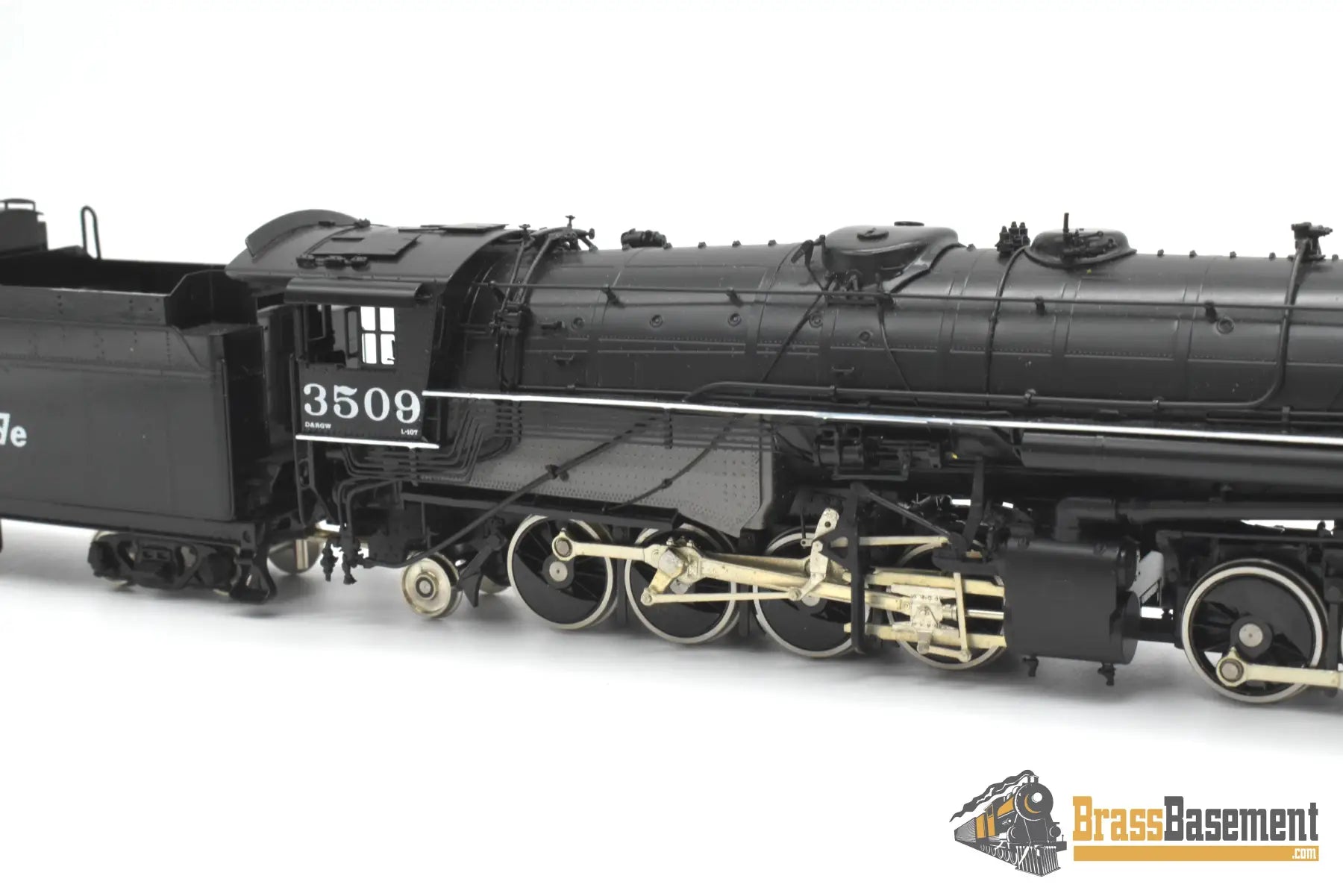 HO Brass - W&R DRGW Rio Grande L-107 2-8-8-2 #3509 F/P - Mint Steam