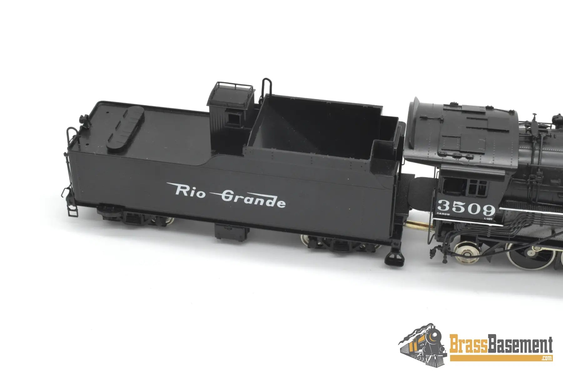 HO Brass - W&R DRGW Rio Grande L-107 2-8-8-2 #3509 F/P - Mint Steam