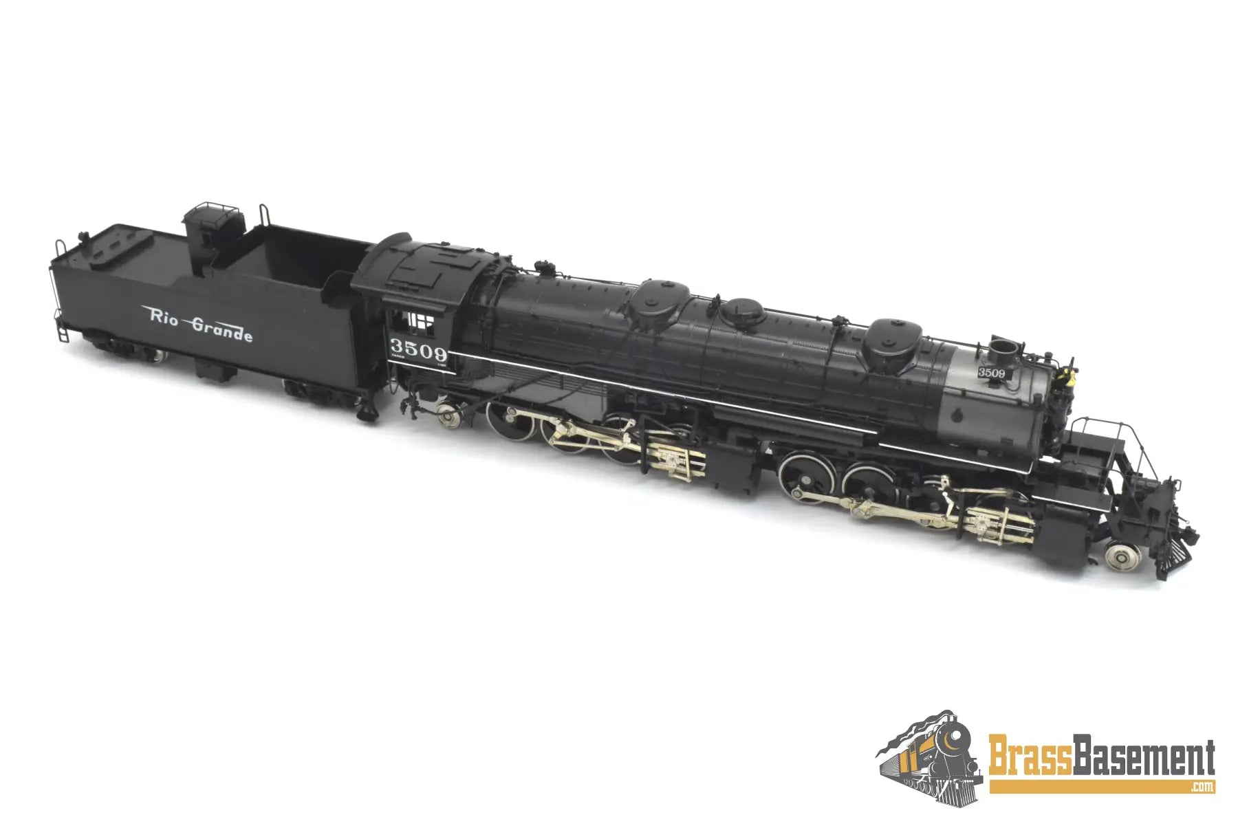 HO Brass - W&R DRGW Rio Grande L-107 2-8-8-2 #3509 F/P - Mint Steam