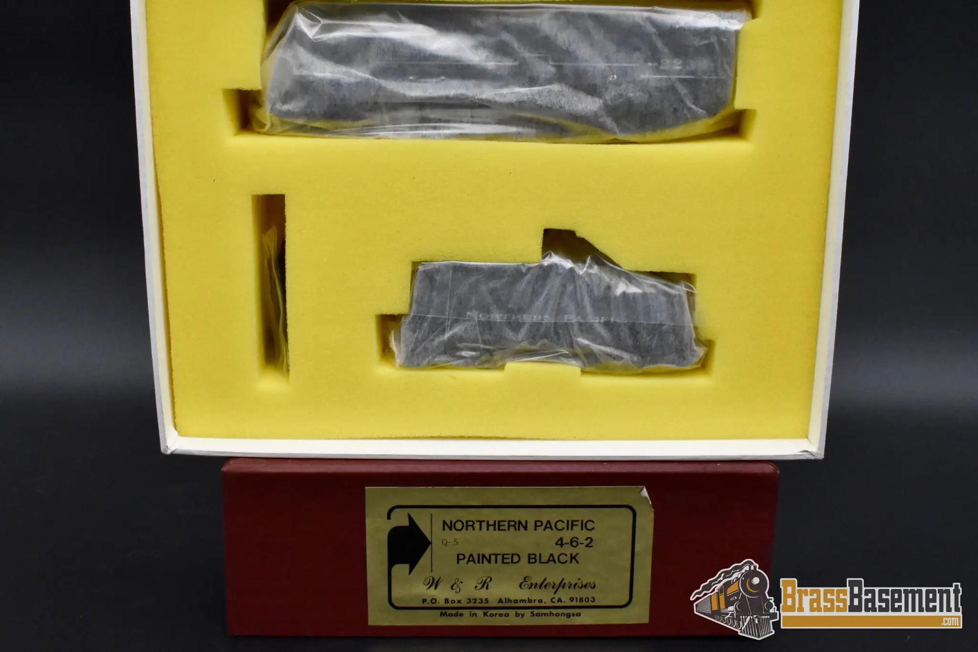 HO Brass – W&R Enterprises Northern Pacific 4-6-2 #2234 – Painted Black – Mint – New Unwrapped HO Brass Steam Locomotive