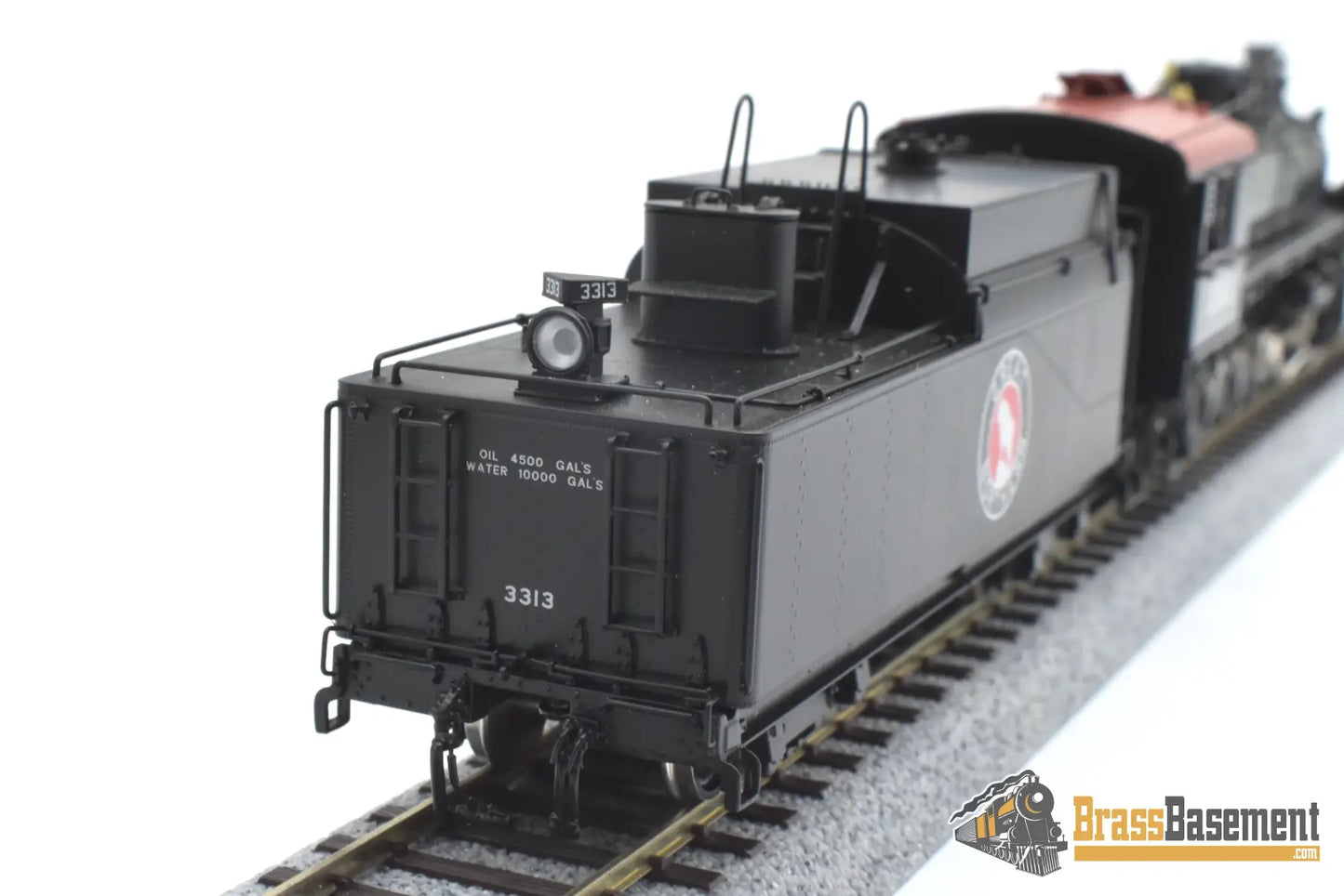 Ho Brass - W&R Gn Great Northern 2-8-2 O-5 #3313 Glacier Park W/ Plow F/P Last Samhongsa Model Steam