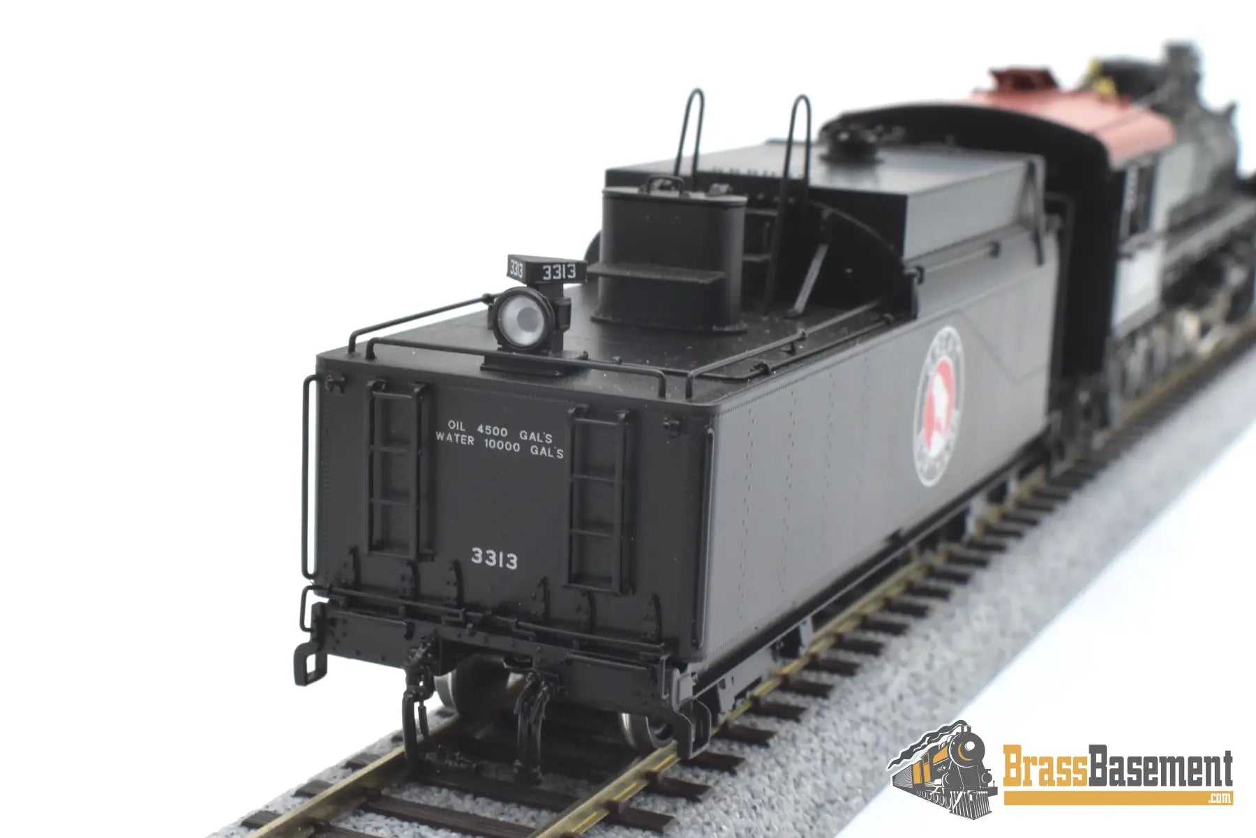 Ho Brass - W&R Gn Great Northern 2-8-2 O-5 #3313 Glacier Park W/ Plow F/P Last Samhongsa Model Steam