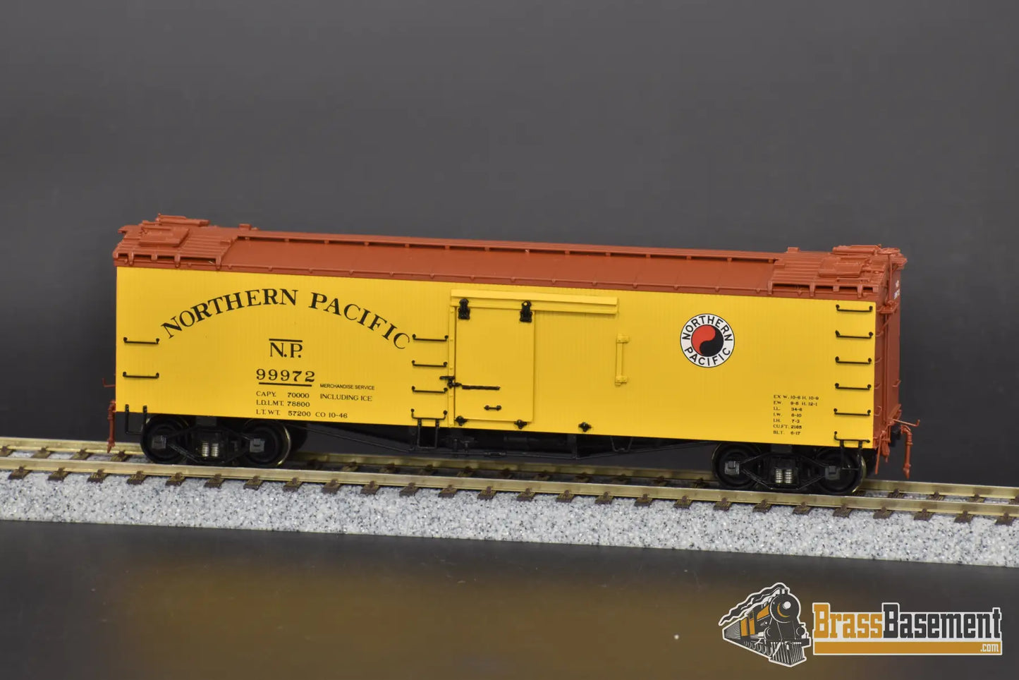 Ho Brass - W&R Lcl Boxcar/Reefer Boo - Rim Factory Paint Freight