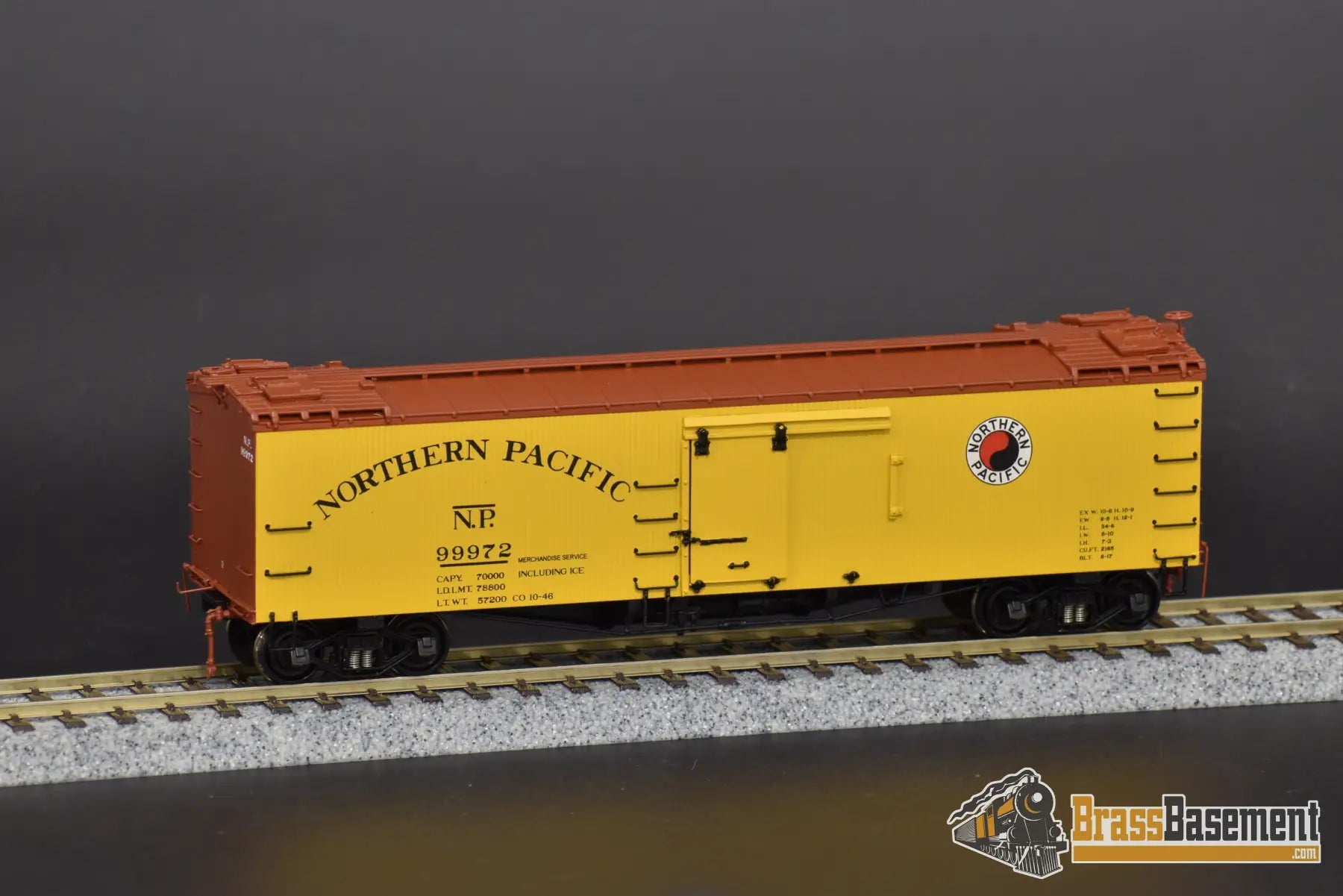 Ho Brass - W&R Lcl Boxcar/Reefer Boo - Rim Factory Paint Freight