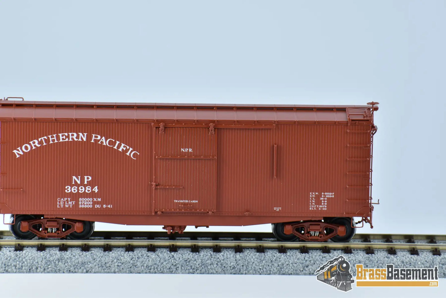 Ho Brass - W&R Northern Pacific 36’ Double Sheath Boxcar Vers. 1 Freight