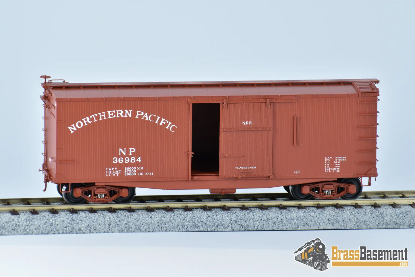 Ho Brass - W&R Northern Pacific 36’ Double Sheath Boxcar Vers. 1 Freight