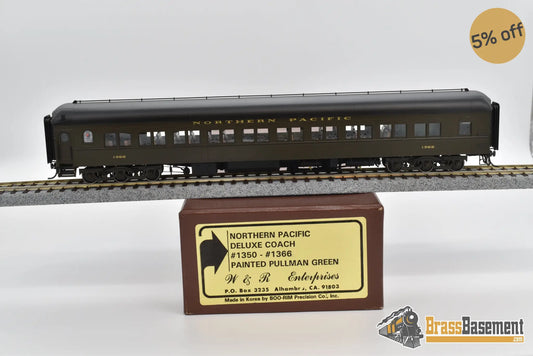 Ho Brass - W&R Northern Pacific Deluxe Coach #1362 Pullman Green Passenger