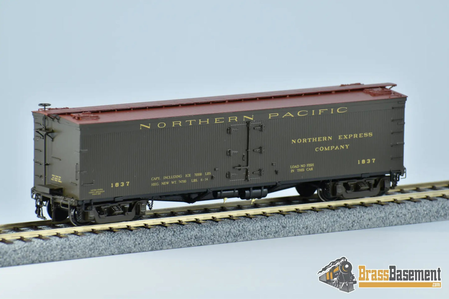 Ho Brass - W&R Northern Pacific Express Reefer Vers. 1 Boo - Rim Freight