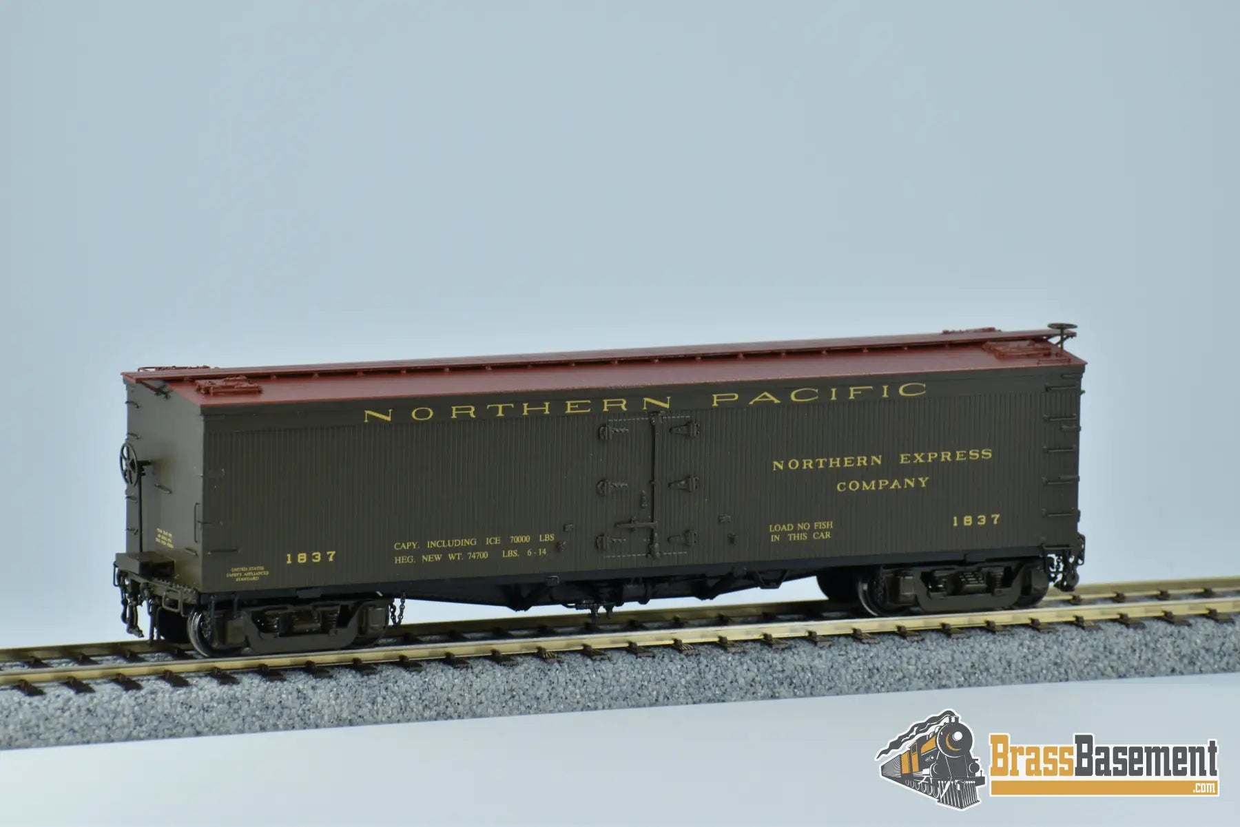 Ho Brass - W&R Northern Pacific Express Reefer Vers. 1 Boo - Rim Freight