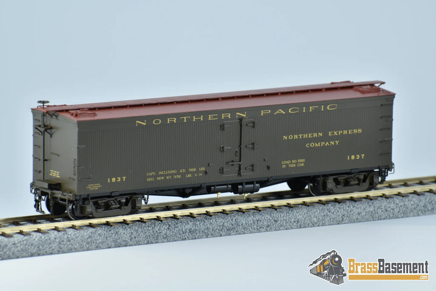 Ho Brass - W&R Northern Pacific Express Reefer Vers. 1 Boo - Rim Freight