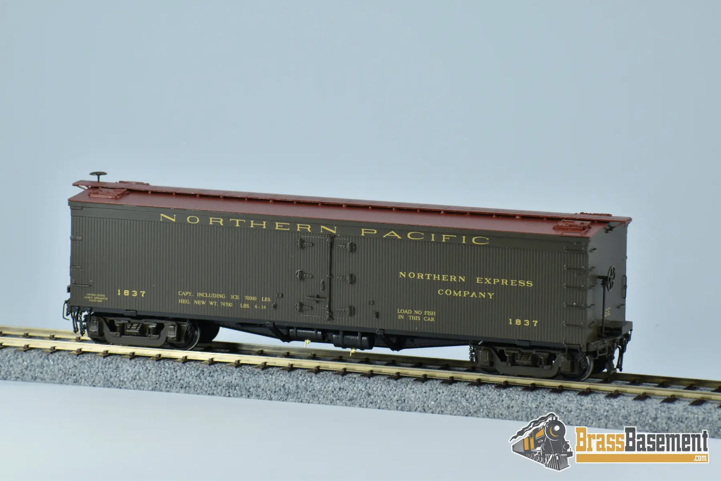 Ho Brass - W&R Northern Pacific Express Reefer Vers. 1 Boo - Rim Freight