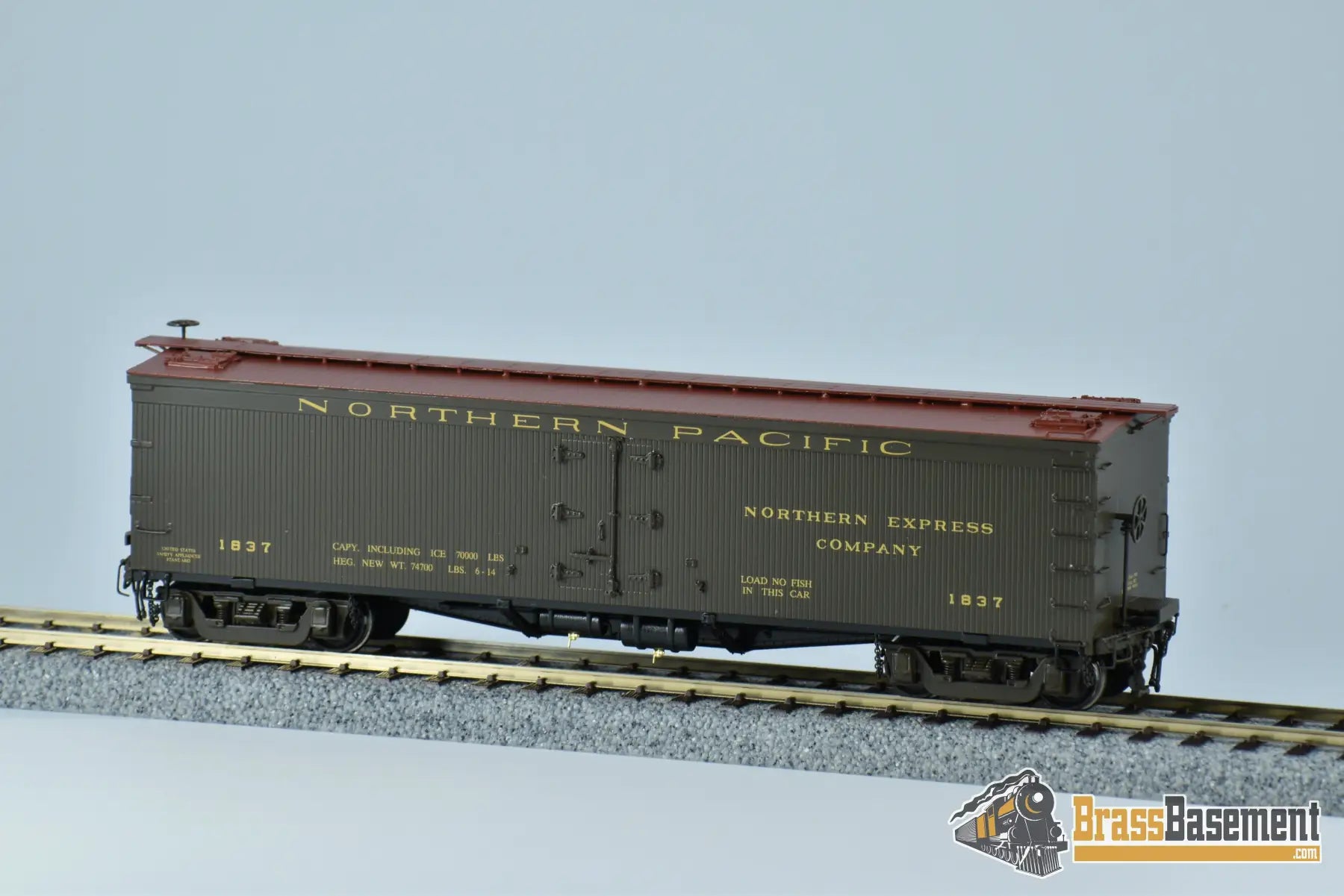 Ho Brass - W&R Northern Pacific Express Reefer Vers. 1 Boo - Rim Freight
