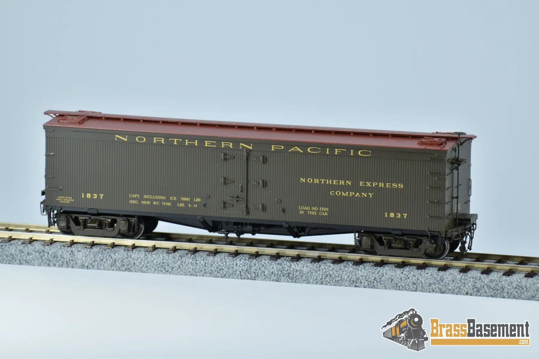 Ho Brass - W&R Northern Pacific Express Reefer Vers. 1 Boo - Rim Freight