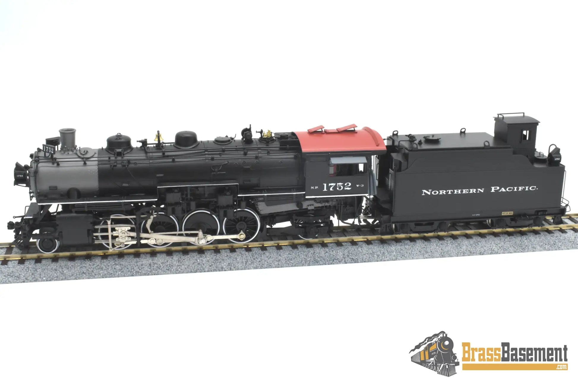 Ho Brass - W&R Northern Pacific Np W-3 2-8-2 #1752 Version 1B F/P Oil C-8 Steam