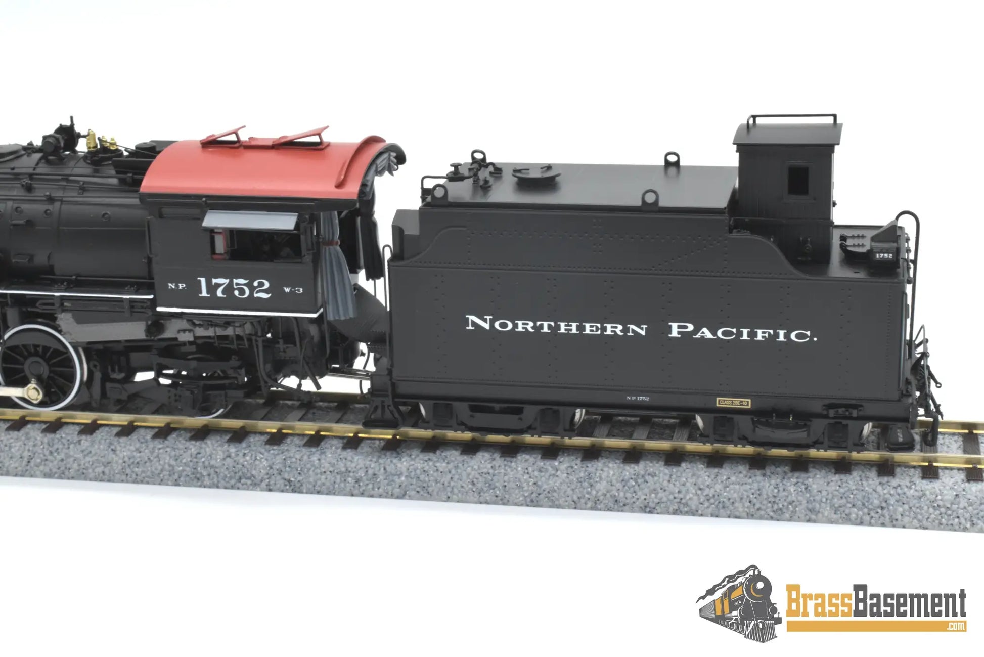 Ho Brass - W&R Northern Pacific Np W-3 2-8-2 #1752 Version 1B F/P Oil C-8 Steam
