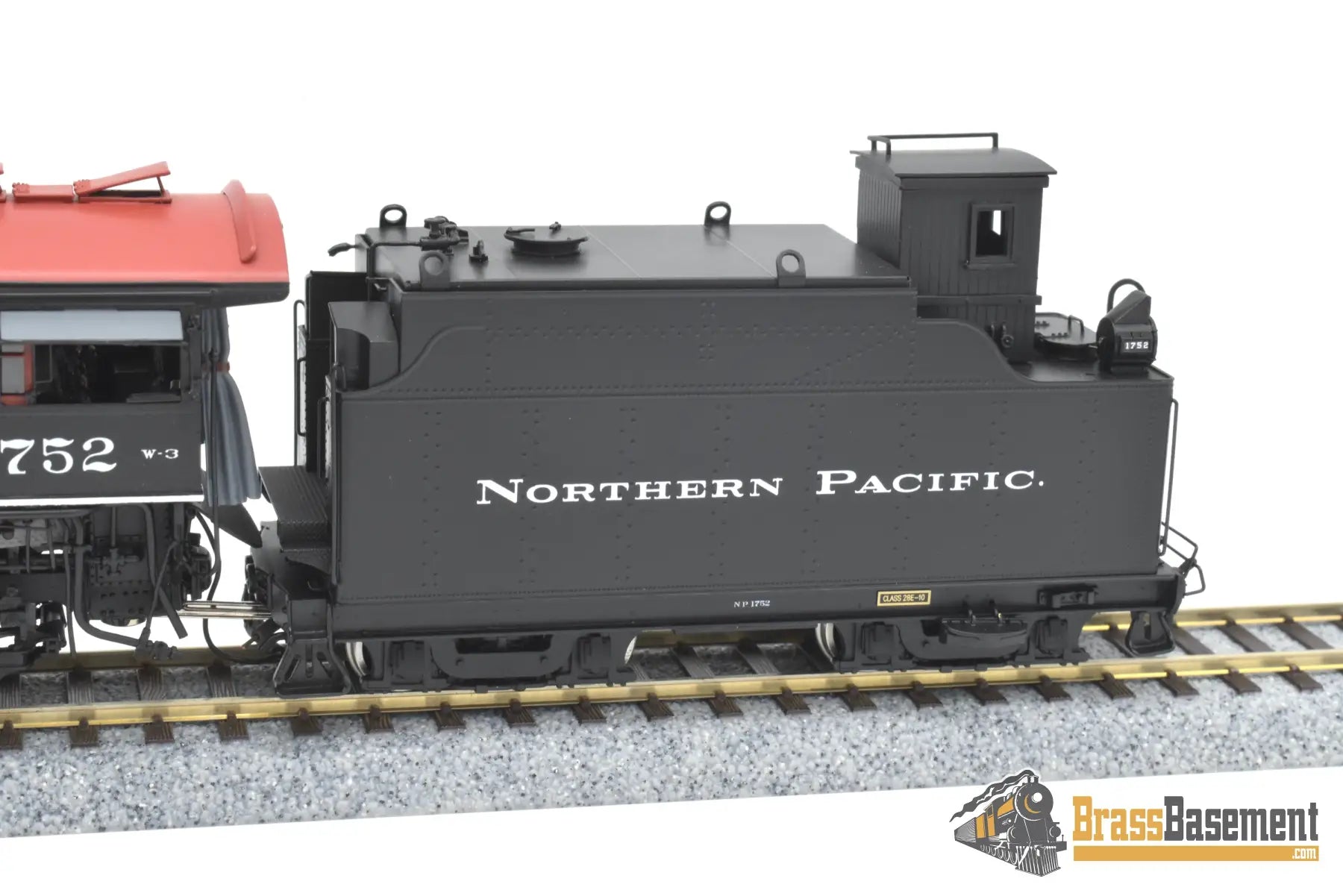 Ho Brass - W&R Northern Pacific Np W-3 2-8-2 #1752 Version 1B F/P Oil C-8 Steam