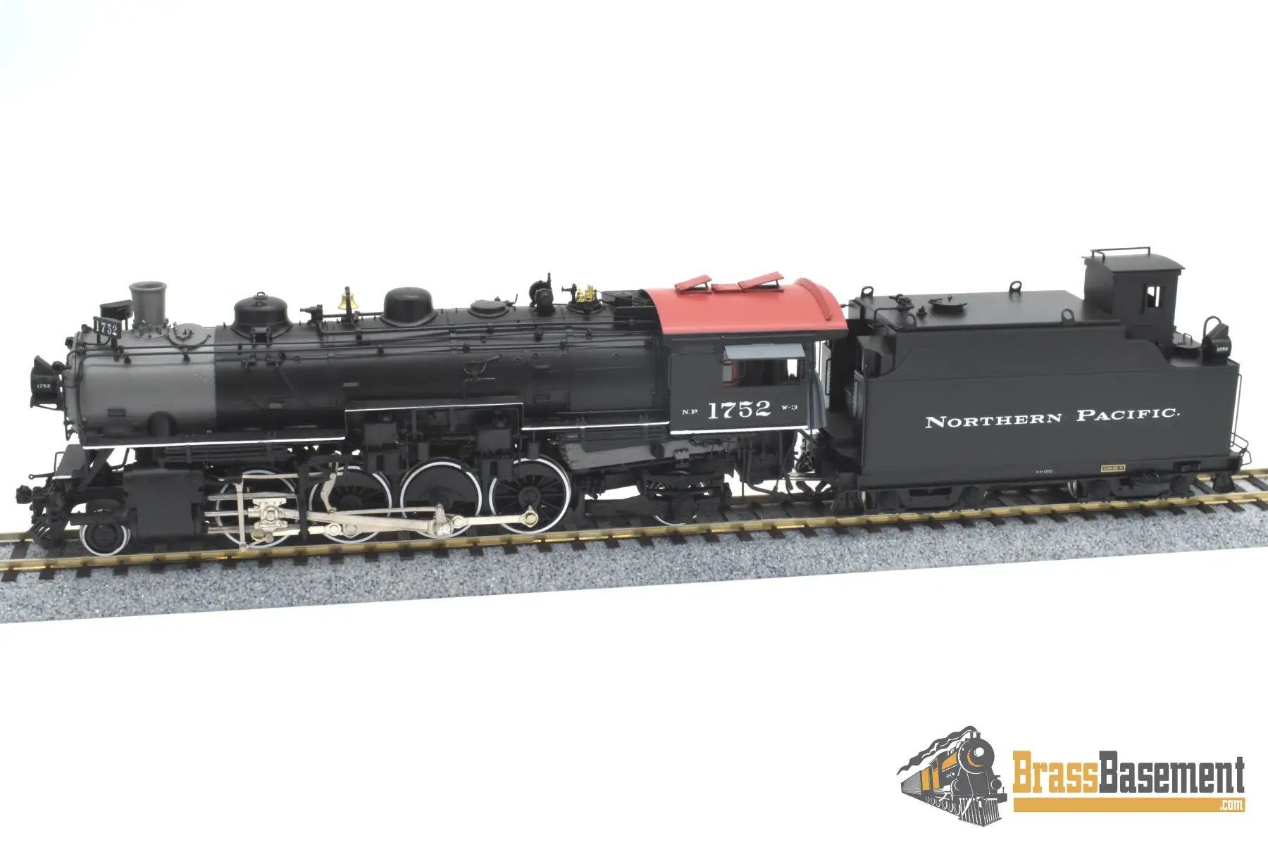 Ho Brass - W&R Northern Pacific Np W-3 2-8-2 #1752 Version 1B F/P Oil C-8 Steam