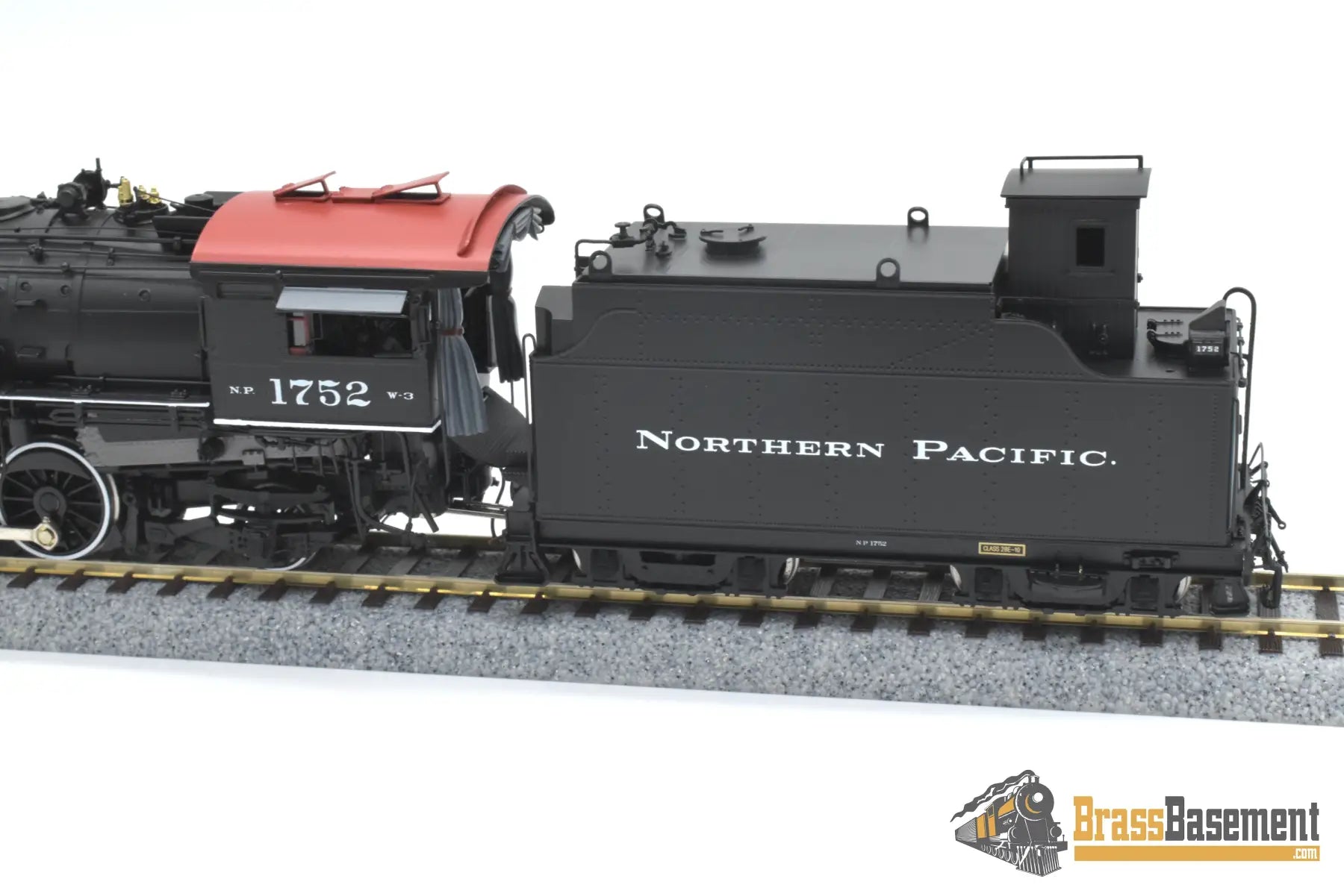 Ho Brass - W&R Northern Pacific Np W-3 2-8-2 #1752 Version 1B F/P Oil C-8 Steam