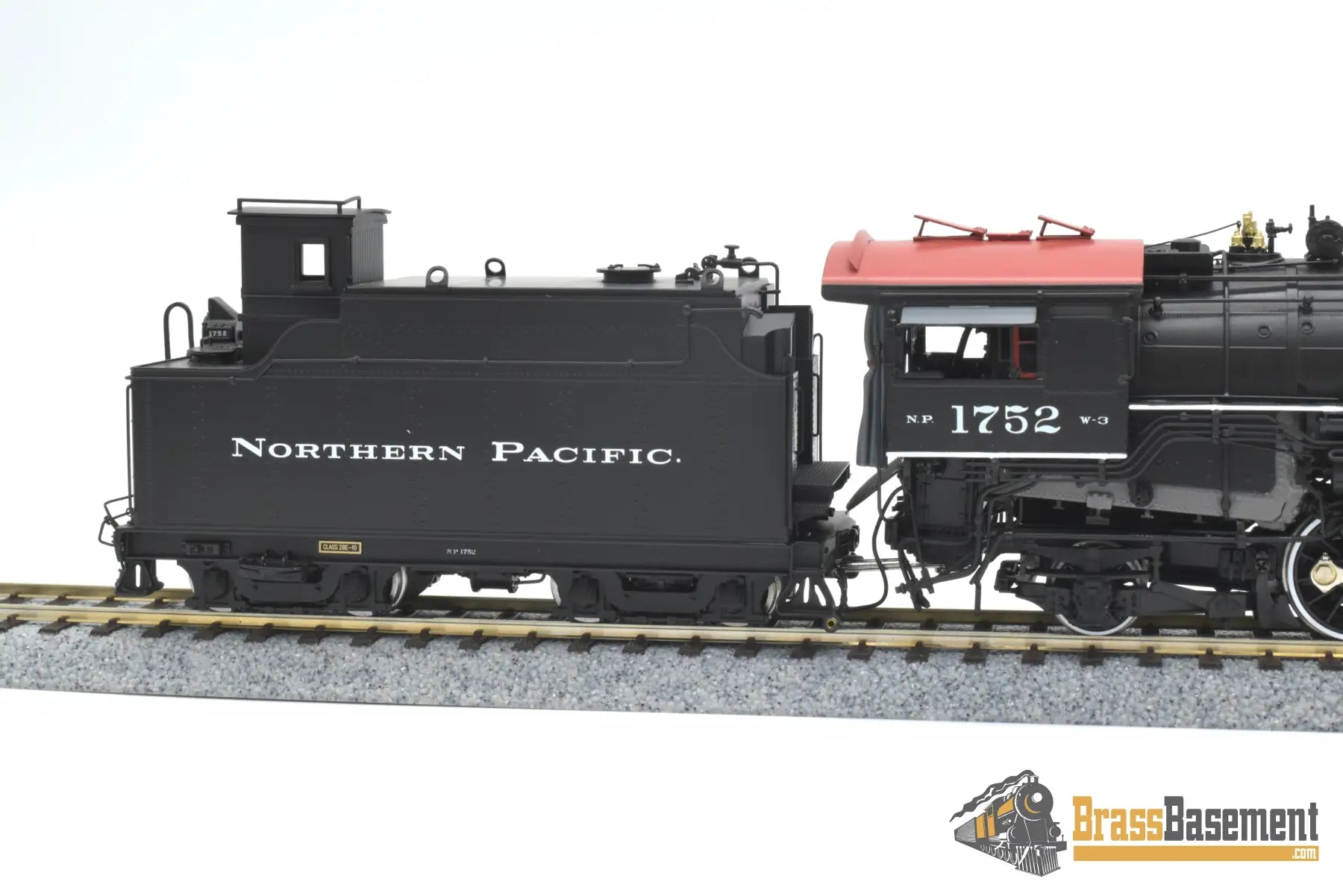 Ho Brass - W&R Northern Pacific Np W-3 2-8-2 #1752 Version 1B F/P Oil C-8 Steam