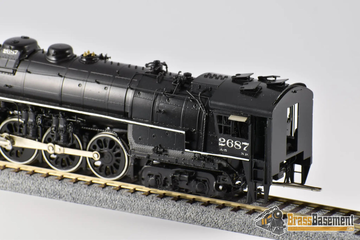 Ho Brass - W&R Northern Pacific Np A - 5 4 - 8 - 4 Nicely Custom Painted Steam