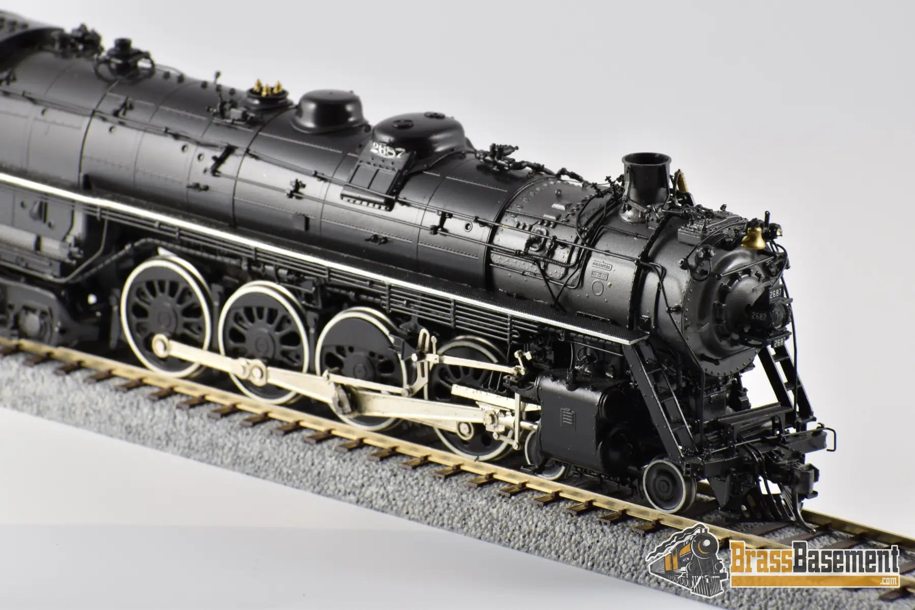 Ho Brass - W&R Northern Pacific Np A - 5 4 - 8 - 4 Nicely Custom Painted Steam