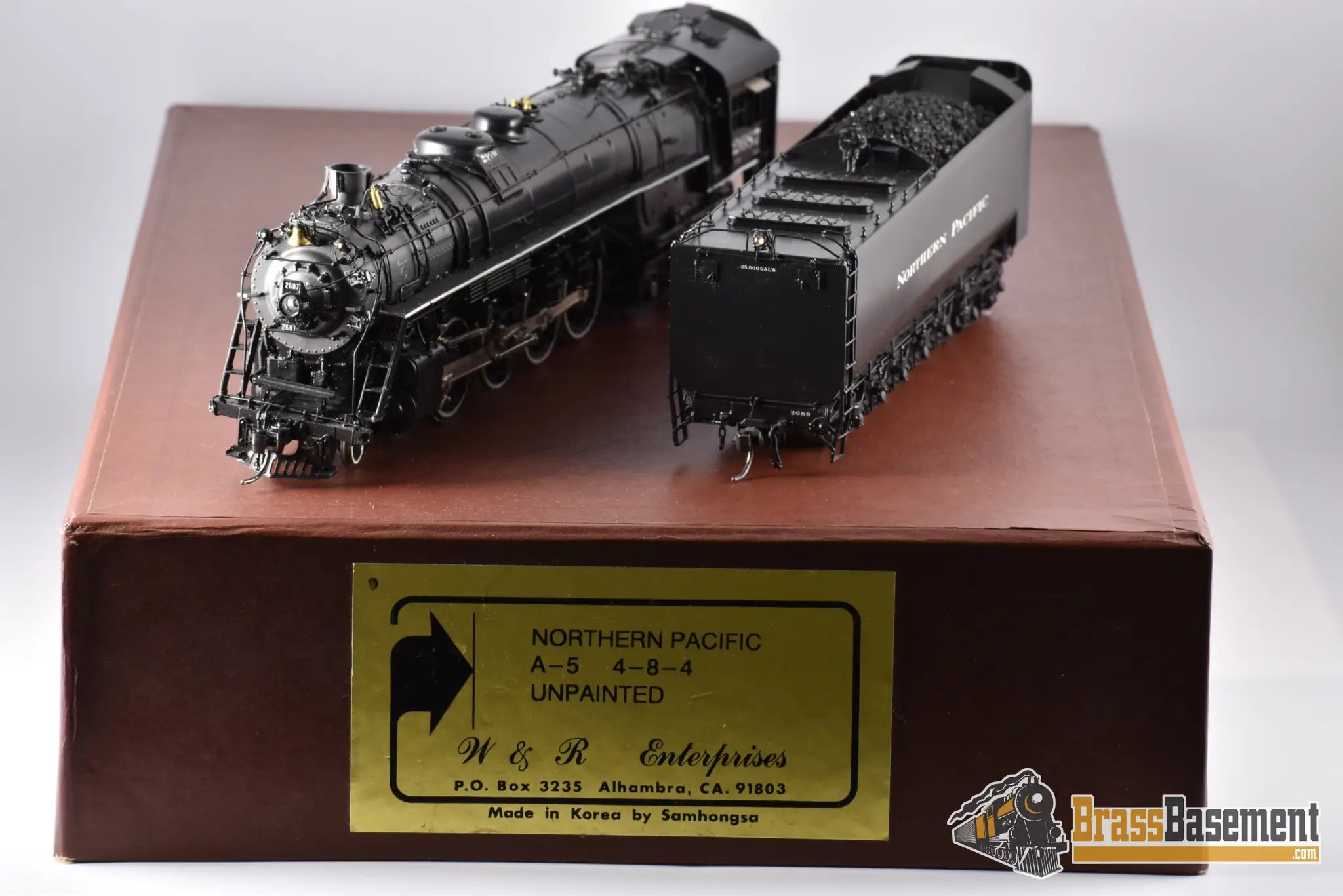 HO Brass - W&R Northern Pacific NP A-5 4-8-4 - Nicely Custom Painted ...