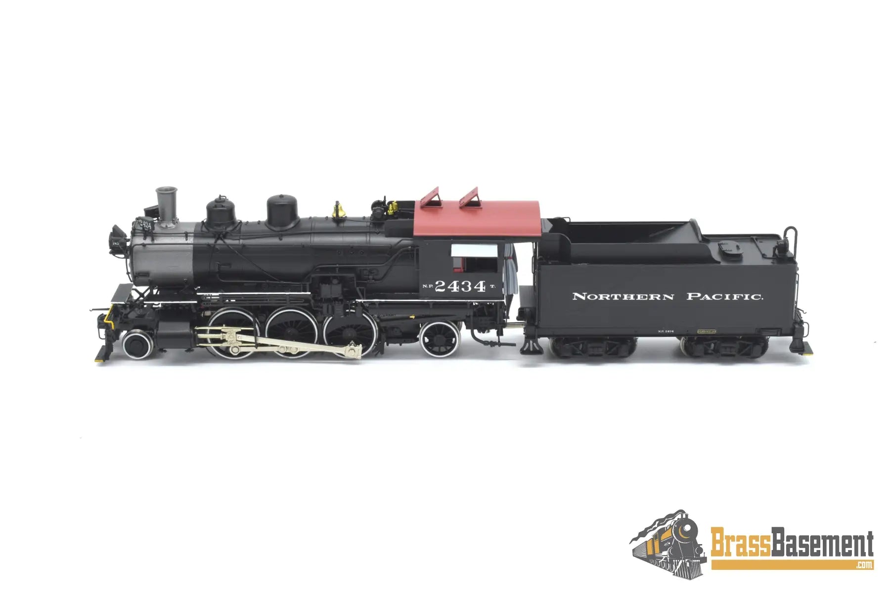 Ho Brass - W&R Northern Pacific Np T - 1 2 - 6 - 2 #2434 Version 4 W/ Nbr Brds Mint Condition Steam