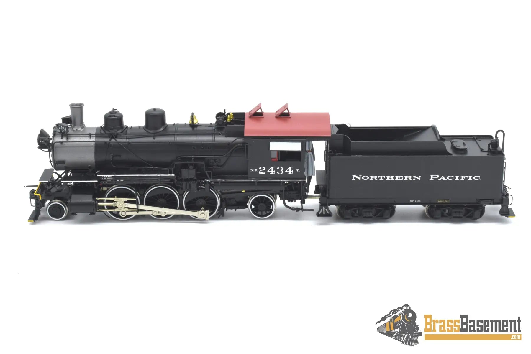 Ho Brass - W&R Northern Pacific Np T - 1 2 - 6 - 2 #2434 Version 4 W/ Nbr Brds Mint Condition Steam
