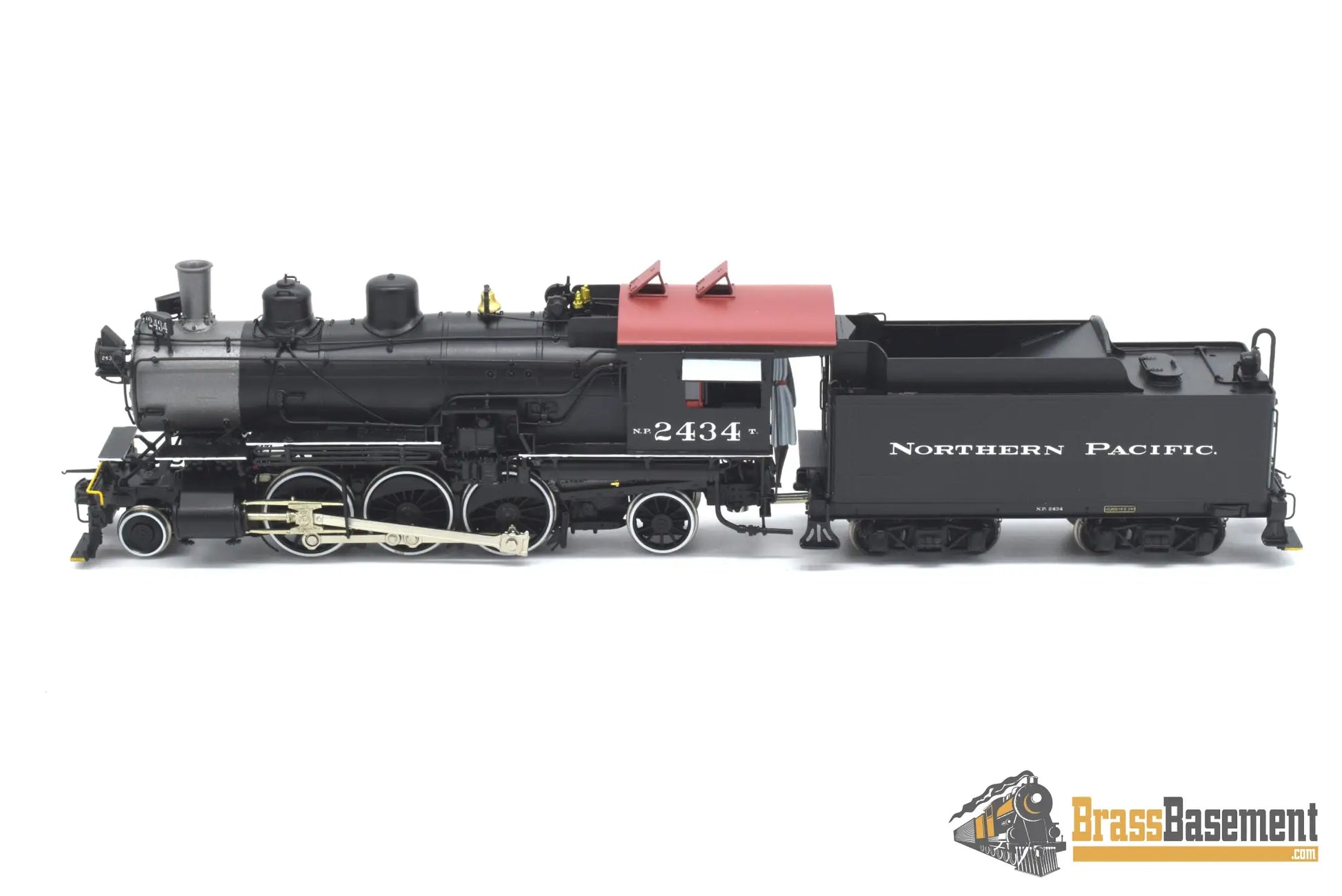 Ho Brass - W&R Northern Pacific Np T - 1 2 - 6 - 2 #2434 Version 4 W/ Nbr Brds Mint Condition Steam