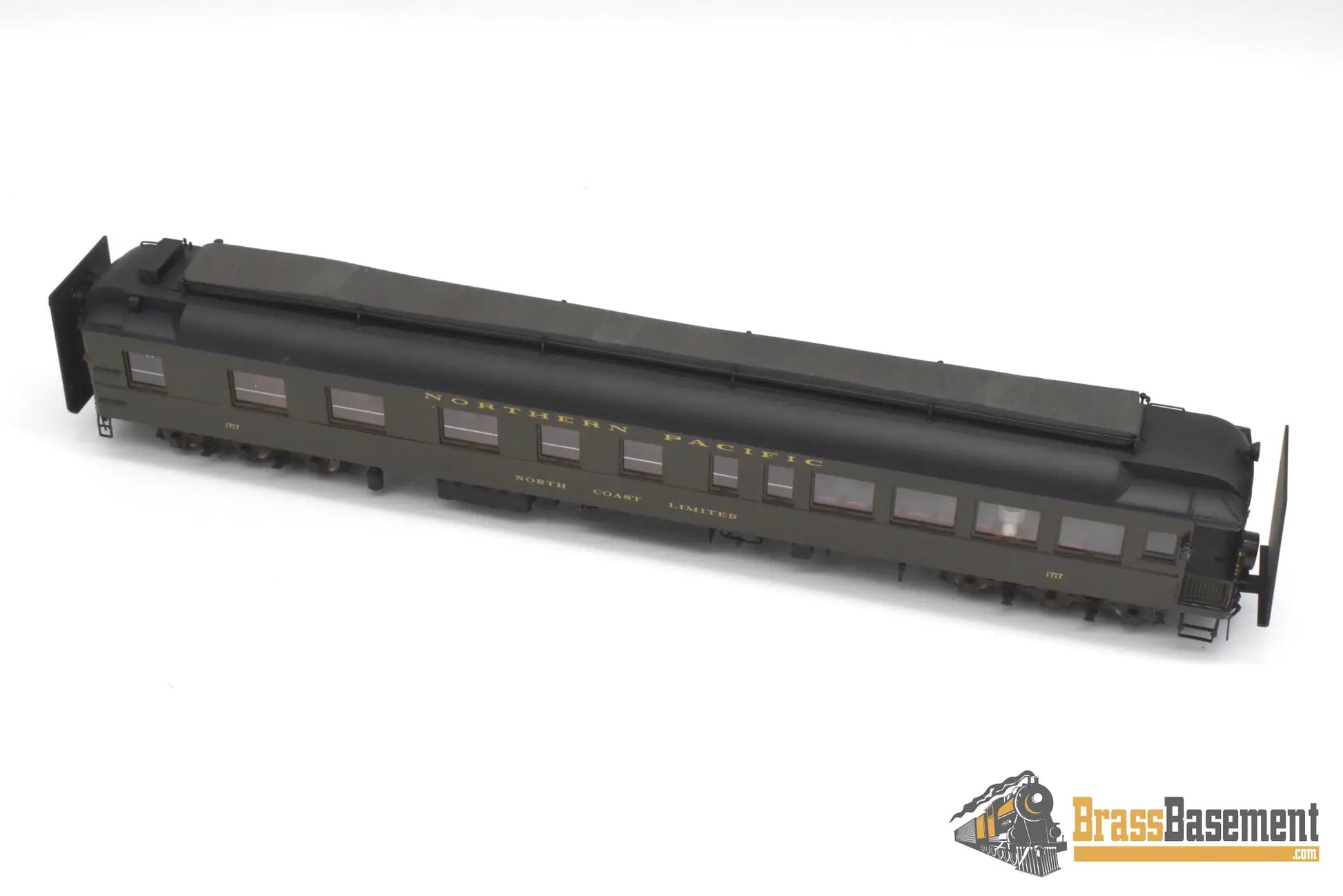 Ho Brass - W&R Np Northern Pacific Observation #1717 ’North Coast Limited’ Lighted Passenger