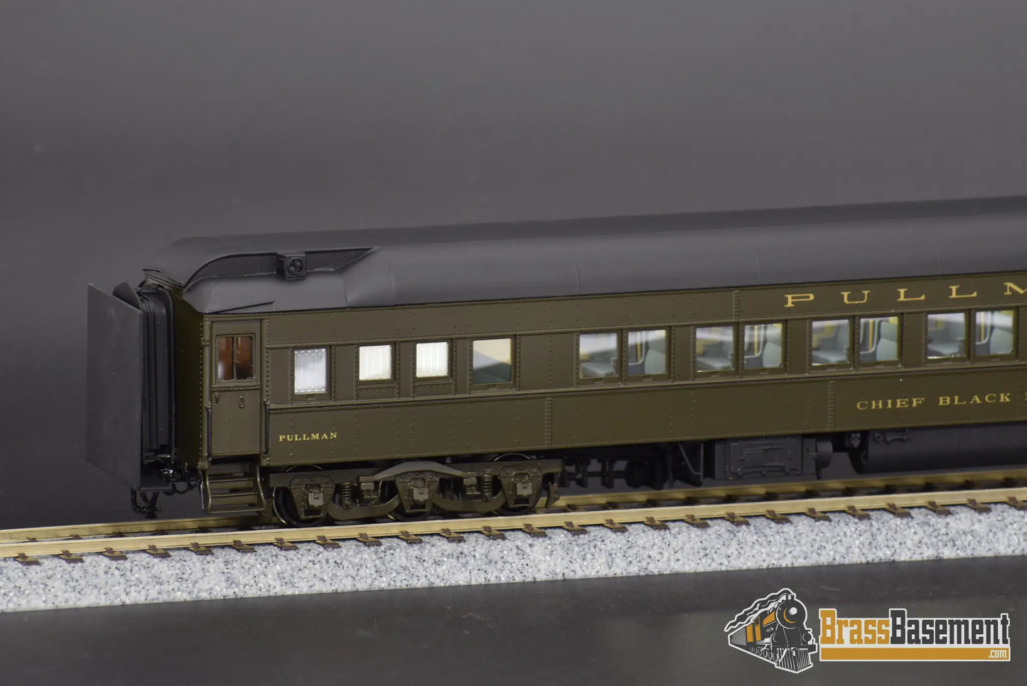 Ho Brass - W&R Pullman 10 - 1 - 1 ’Chief Black Bear’ Sleeper Green Passenger