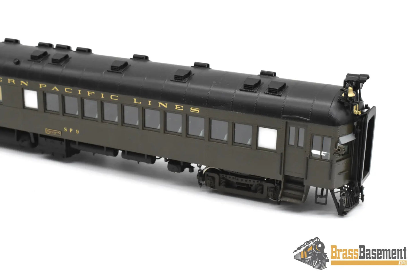 HO Brass - W&R Southern Pacific Lines SPL #9 Brill Gas Electric Doodlebug - Samhongsa - FP - No Box Passenger