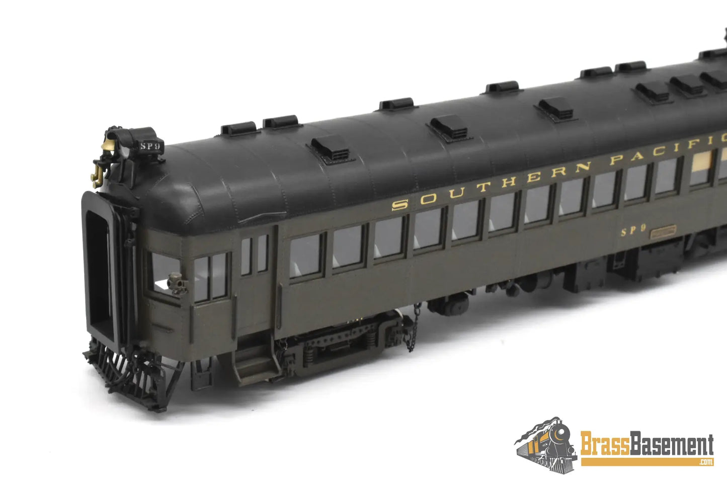 HO Brass - W&R Southern Pacific Lines SPL #9 Brill Gas Electric Doodlebug - Samhongsa - FP - No Box Passenger