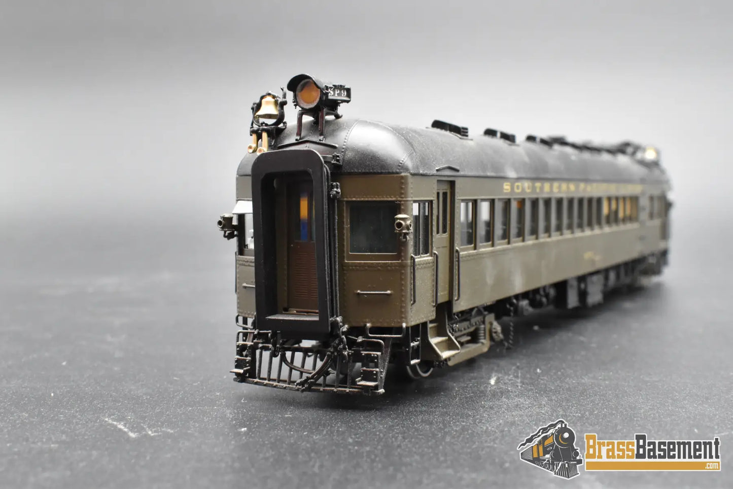 HO Brass - W&R Southern Pacific Lines SPL #9 Motor-Car Doodlebug - Samhongsa - FP - No Box Passenger