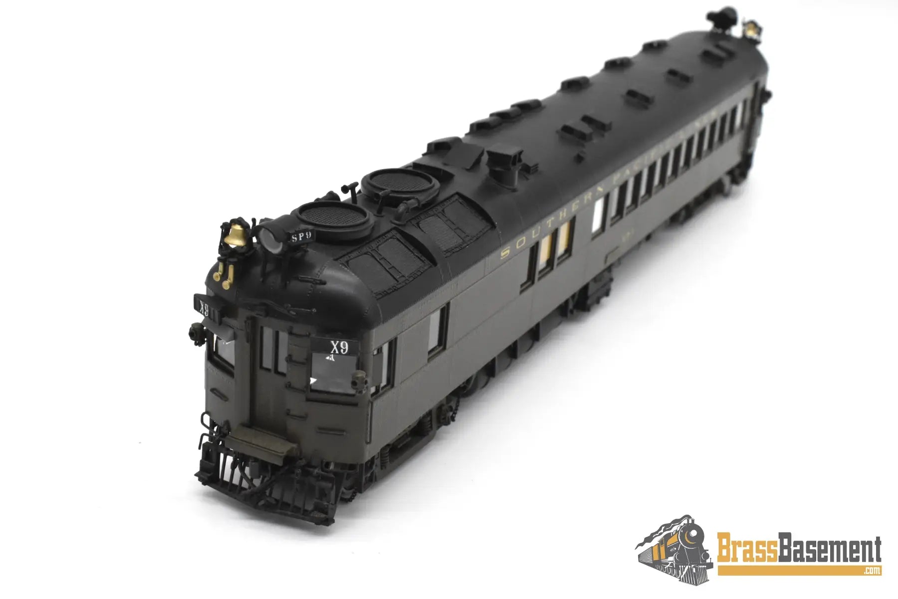 HO Brass - W&R Southern Pacific Lines SPL #9 Brill Gas Electric Doodlebug - Samhongsa - FP - No Box Passenger