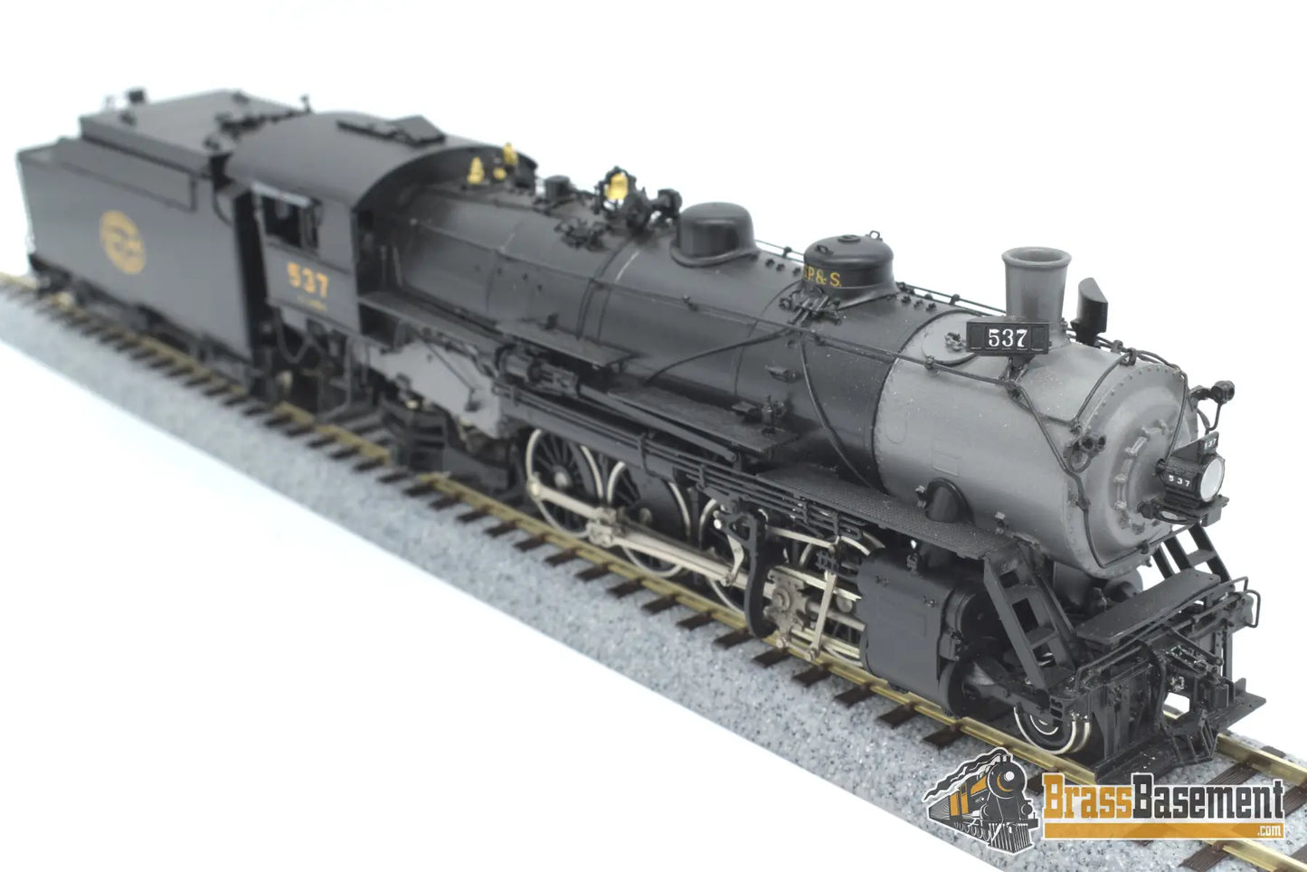 Ho Brass - W&R Sp&S Spokane Portland And Seattle O - 3 2 - 8 - 2 #537 F/P Nice Steam