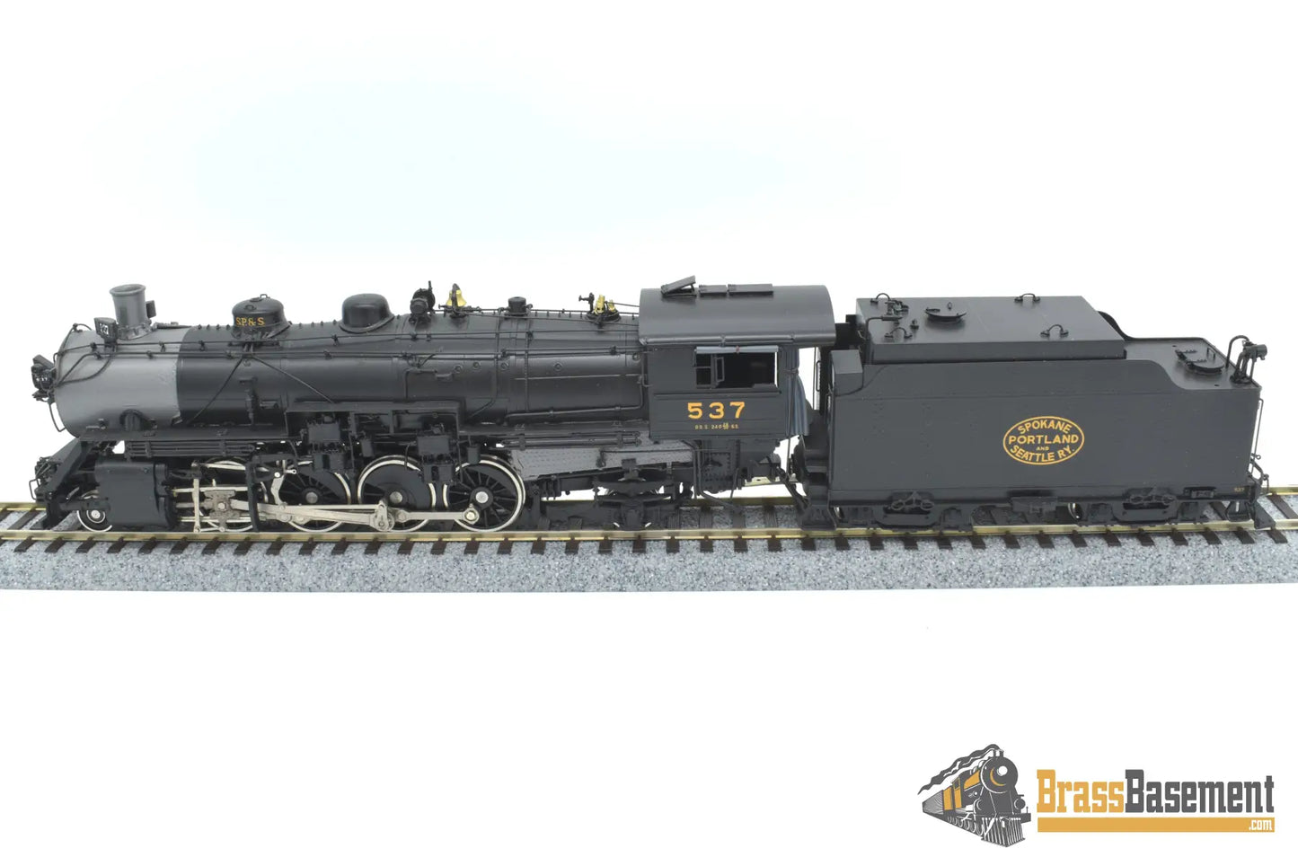 Ho Brass - W&R Sp&S Spokane Portland And Seattle O - 3 2 - 8 - 2 #537 F/P Nice Steam