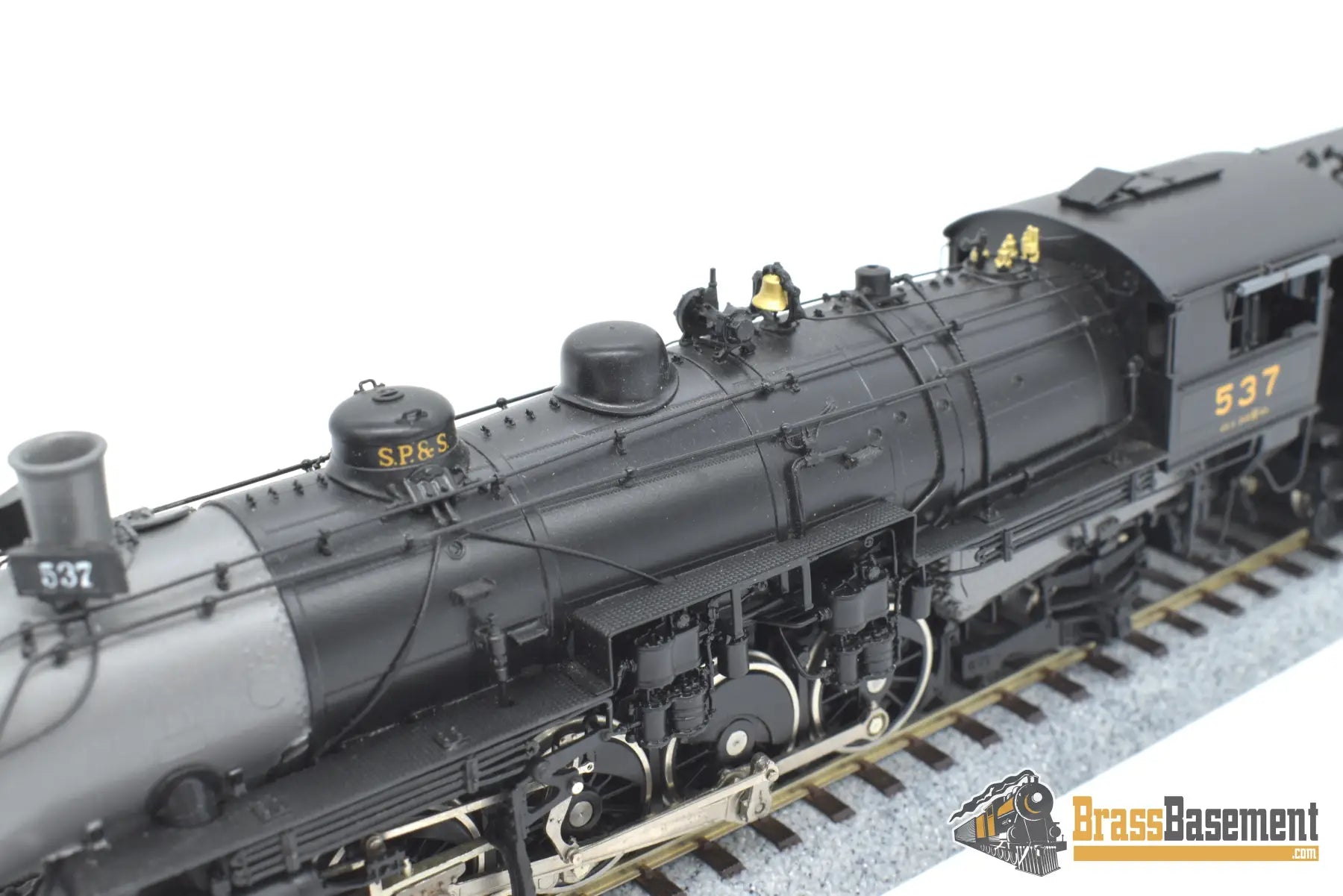 Ho Brass - W&R Sp&S Spokane Portland And Seattle O - 3 2 - 8 - 2 #537 F/P Nice Steam