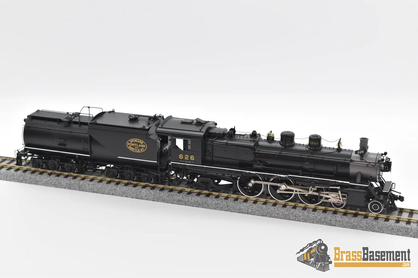 Ho Brass - W&R Spokane Portland & Seattle Sp&S H - 1 4 - 6 - 2 Version 1 #626 Gorgeous Steam