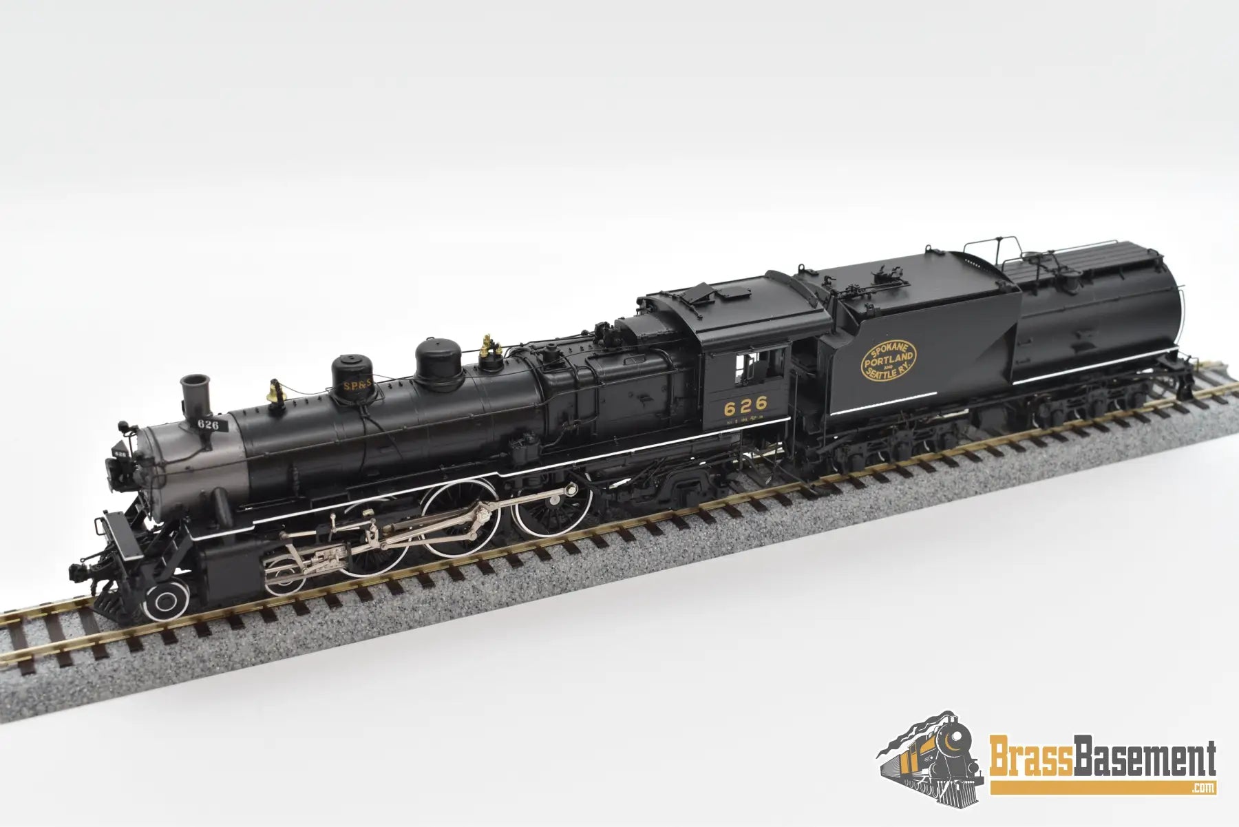 Ho Brass - W&R Spokane Portland & Seattle Sp&S H - 1 4 - 6 - 2 Version 1 #626 Gorgeous Steam