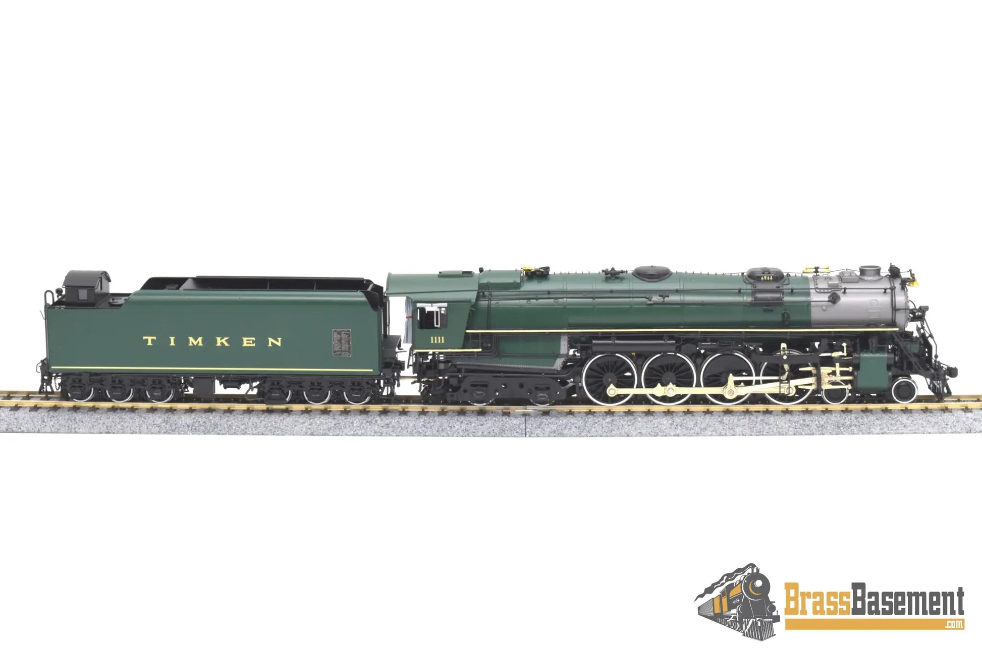 Ho Brass - W&R Timken #1111 Four Aces 4 - 8 - 4 Northern Green Paint Boo - Rim Steam