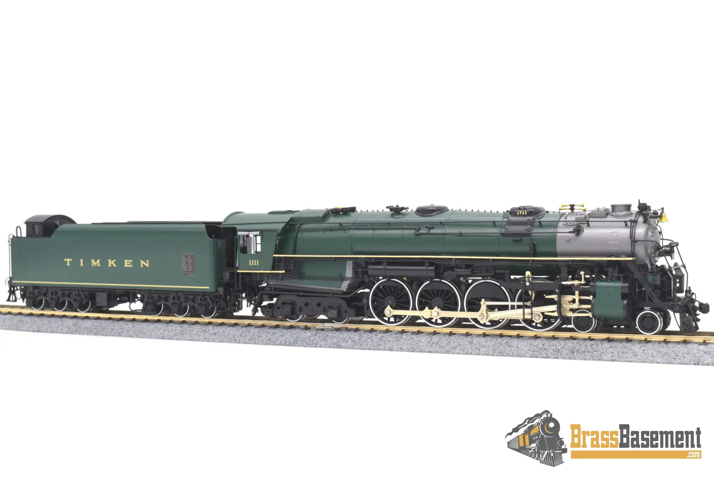 Ho Brass - W&R Timken #1111 Four Aces 4 - 8 - 4 Northern Green Paint Boo - Rim Steam