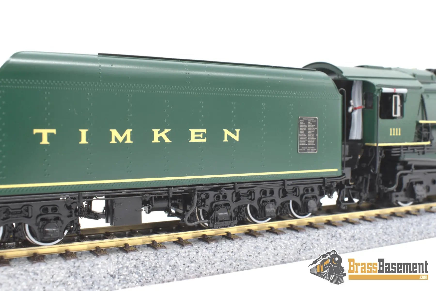 HO Brass - W&R Timken #1111 Four Aces 4-8-4 Northern - Green