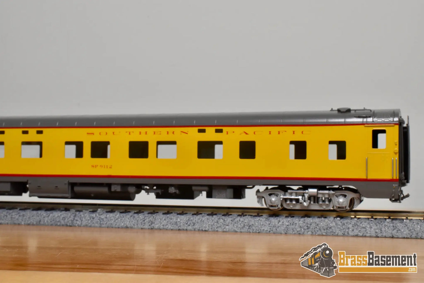 HO Brass - Wasatch Model Co. Southern Pacific SP #9112 Pullman 4-2-2 F/P - Overland Scheme Passenger