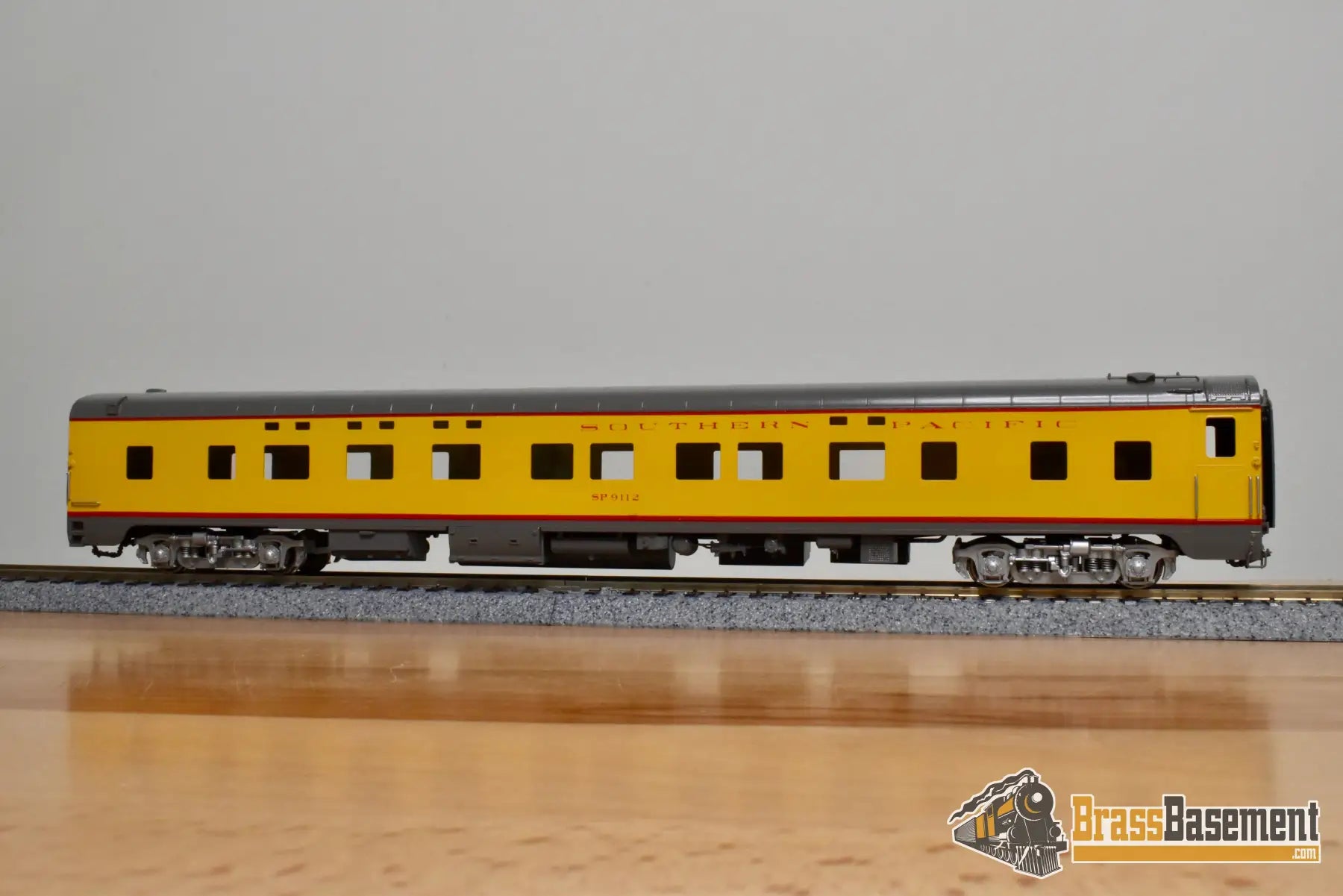 HO Brass - Wasatch Model Co. Southern Pacific SP #9112 Pullman 4-2-2 F/P - Overland Scheme Passenger
