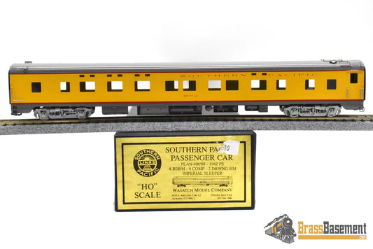 HO Brass - Wasatch Model Co. Southern Pacific SP #9112 Pullman 4-2-2 F/P - Overland Scheme Passenger