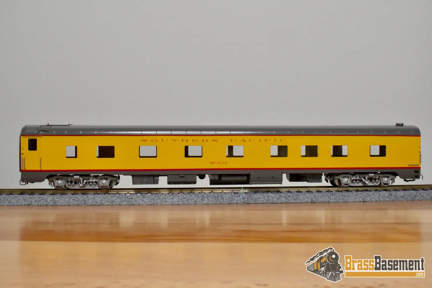 HO Brass - Wasatch Model Co. Southern Pacific SP #9112 Pullman 4-2-2 F/P - Overland Scheme Passenger