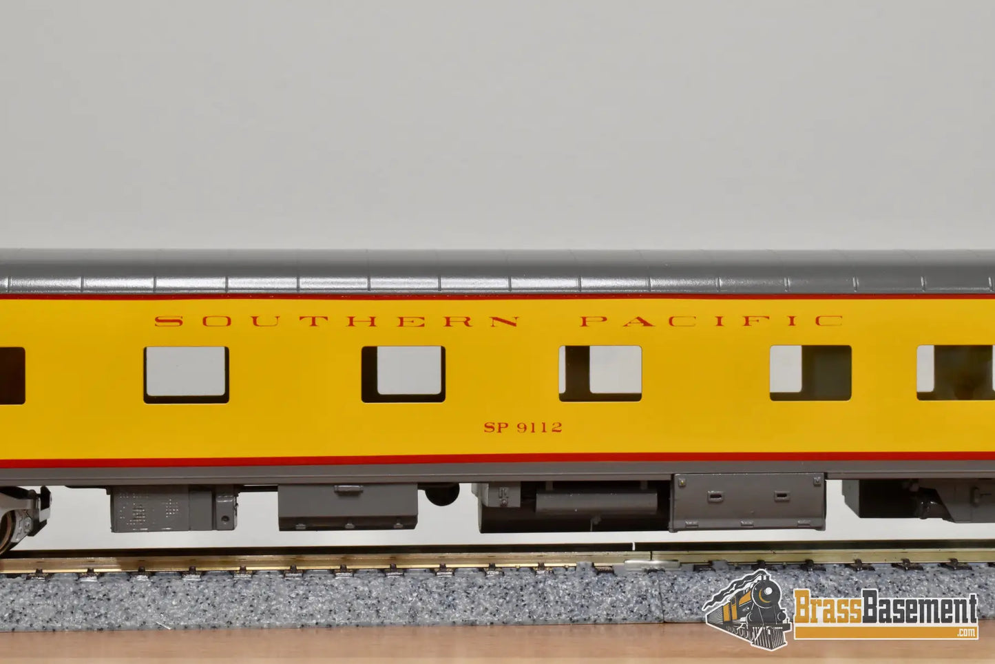 HO Brass - Wasatch Model Co. Southern Pacific SP #9112 Pullman 4-2-2 F/P - Overland Scheme Passenger