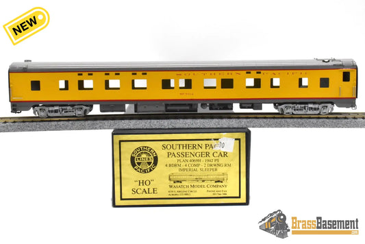 HO Brass - Wasatch Model Co. Southern Pacific SP #9112 Pullman 4-2-2 F/P - Overland Scheme Passenger