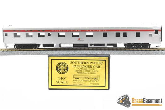 Ho Brass - Wasatch Model Co. Southern Pacific Sp #9151 Pullman 4 - 6 - 6 Factory Paint Tomato